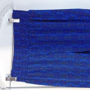 Aerie| Womens Bright Blue Pattern Lounge Wear Super Soft Pants Joggers Sz.M